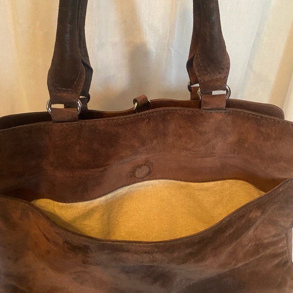 NEW Beautiful Brown suede handbag - Picture 4 of 12